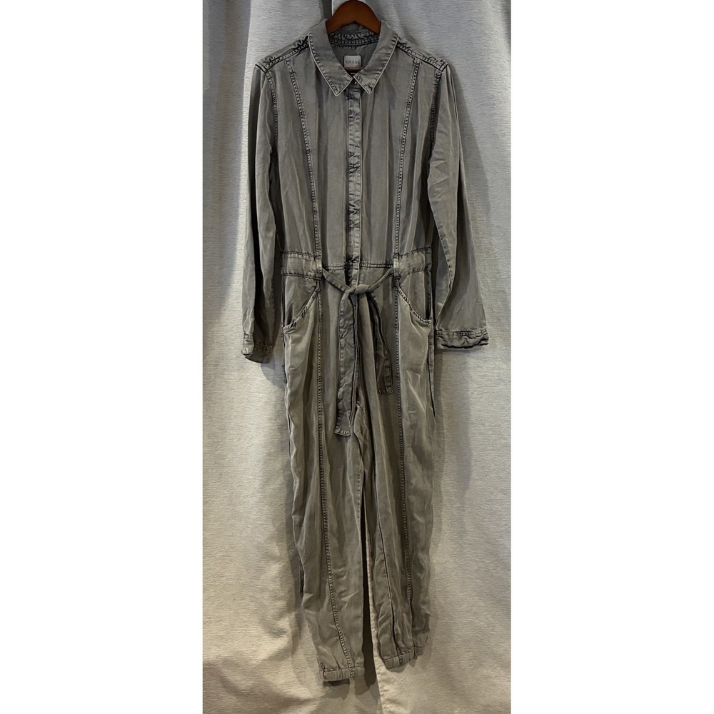 Guess Neva Long Sleeve Chambray Women's Jumpsuit Size XL